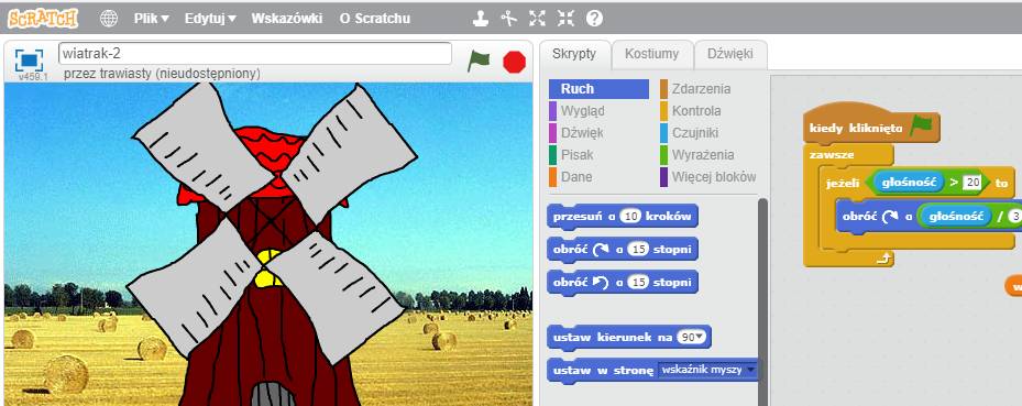Warsztaty: Realizujemy proste algorytmy w języku Scratch